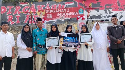RA Tarbiyatul Banat Moncek Tengah Bersinar Terang Dalam Rangka HUT Ke-80 Kemerdekaan RI