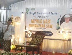 Masjid Muhammad Indra Menyinari Batuan Dengan Cahayanya Maulidurrasul