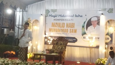 Masjid Muhammad Indra Menyinari Batuan Dengan Cahayanya Maulidurrasul