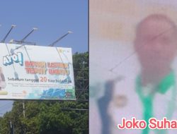 Poster Besar Ajakan Bayar Listrik Aktifis NGO : Bupati Situbondo Bagai Juru Tagih PLN