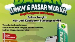 Belanja Hemat & Dukung UMKM! BPRS Bhakti Sumekar Gelar Bazar Spesial Hari Jadi Sumenep
