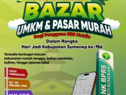 Belanja Hemat & Dukung UMKM! BPRS Bhakti Sumekar Gelar Bazar Spesial Hari Jadi Sumenep