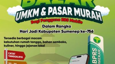 Belanja Hemat & Dukung UMKM! BPRS Bhakti Sumekar Gelar Bazar Spesial Hari Jadi Sumenep