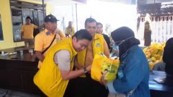 Gebyar Bazar Murah 1000 Paket Sembako Di HUT 61Tahun Golkar Serta Rumah Aspirasi Disegerakan