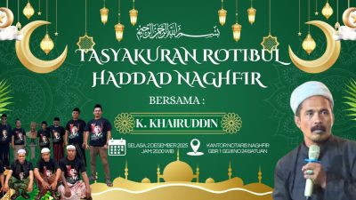 Rotibul Haddad Naghfir Institute: Eratkan Silaturahmi di Griya Berkat Regency