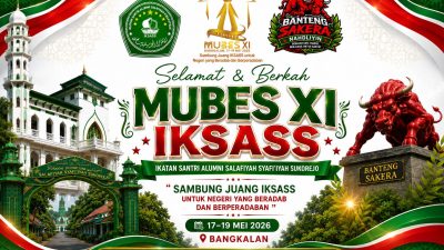 Dukung Spirit ‘Sambung Juang’, Banteng Sakera Nahdliyin Ucapkan Selamat Mubes XI IKSASS