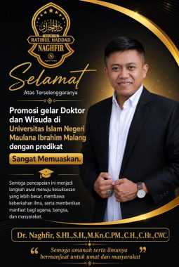 Gelar Doktor untuk Dr. Naghfir: Kebanggaan Majelis Ratibul Haddad Naghfir dalam Mengabdi untuk Umat