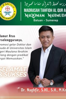 Keberhasilan Dr. Naghfir Meraih Gelar Doktor Disambut Sukacita oleh Keluarga Besar MTA MAQOMAM MAHMUDA Batuan