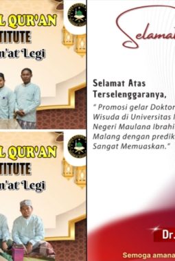 Raih Gelar Doktor di UIN Malang, Dr. Naghfir Jadi Inspirasi Keluarga Besar Rumah Khotmil Qur’an Naghfir